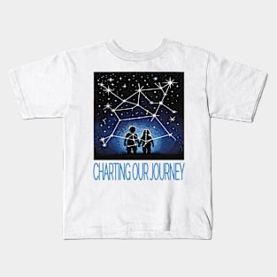 Cosmic Companions - Sibling Constellation Kids T-Shirt